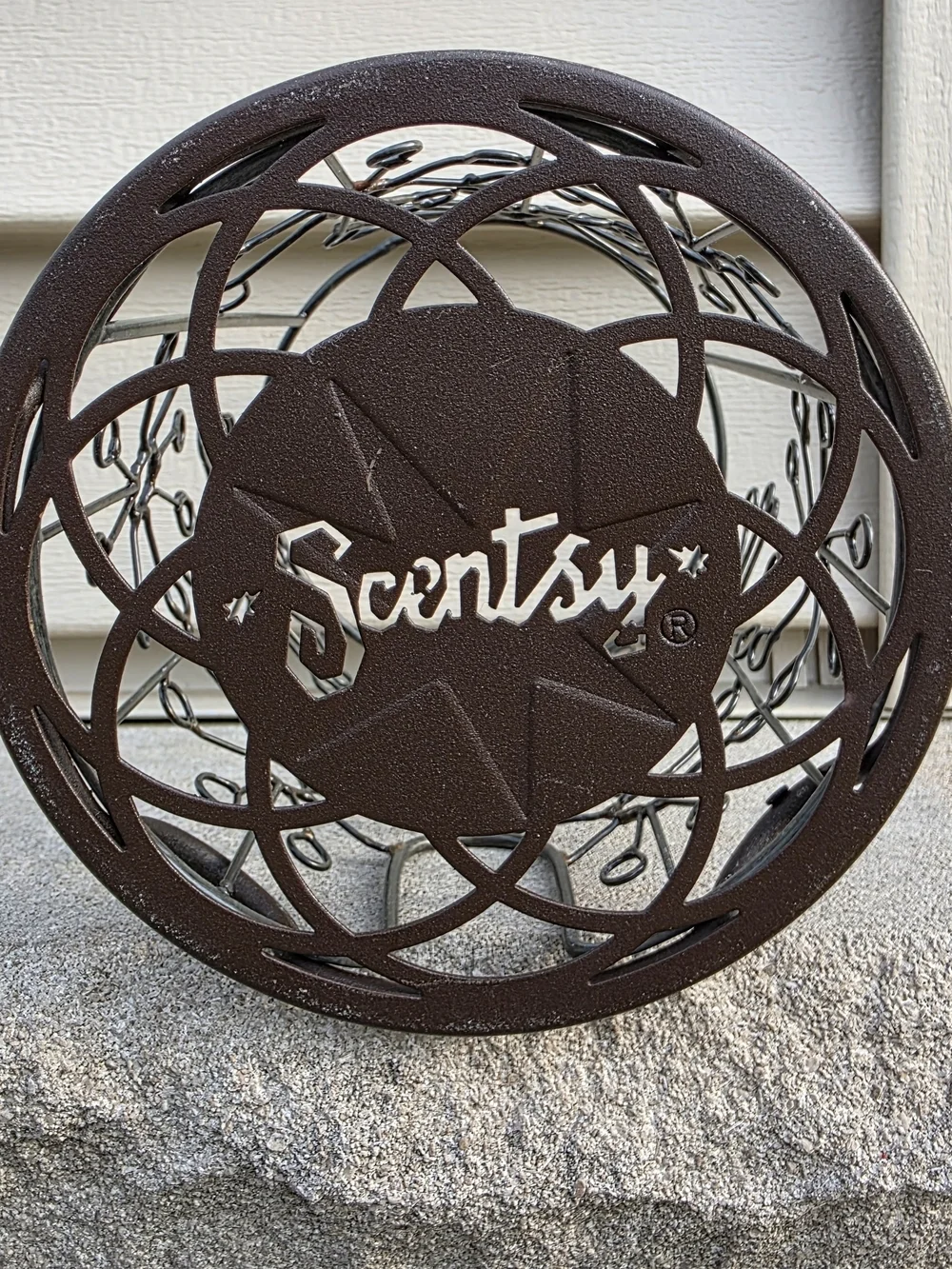 Scentsy Just Dandy Metal Warmer Wrap Retired